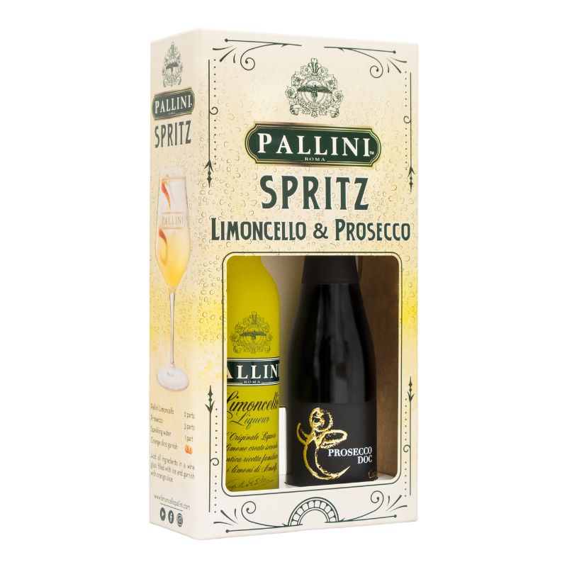 Kit Spritz! Limoncello + Prosecco DOC Veneto 200ml Kit Spritz! Limoncello + Prosecco DOC Veneto 200ml