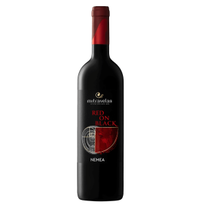 Vinho Grego Tinto Red on Black